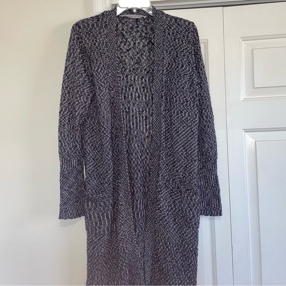 Athleta Duster Cardigan - navy and white - Picture 1 of 6